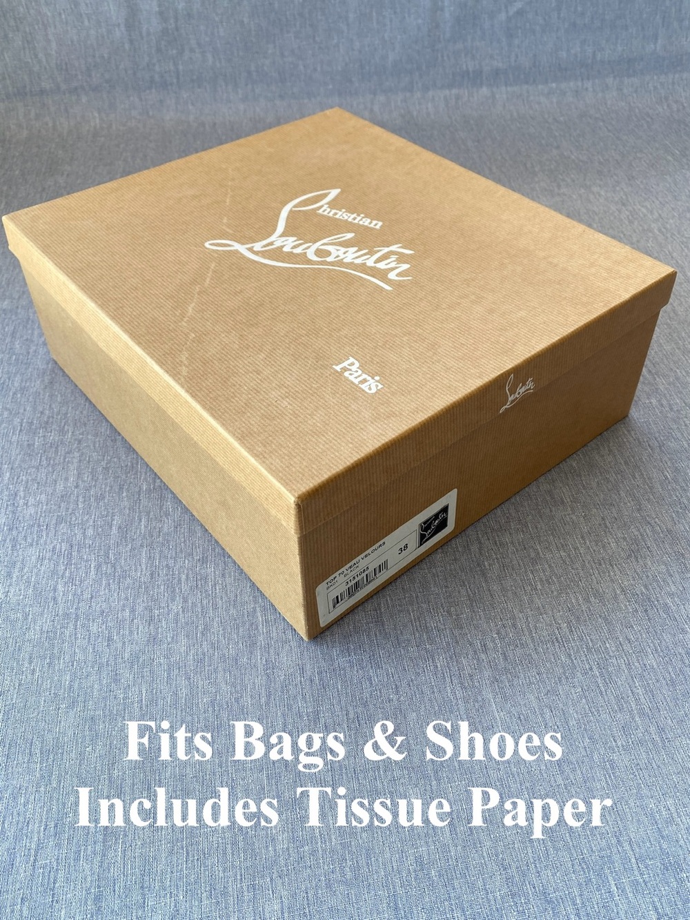 Authentic Christian Louboutin | Empty Box With Tissue Gift Decoration